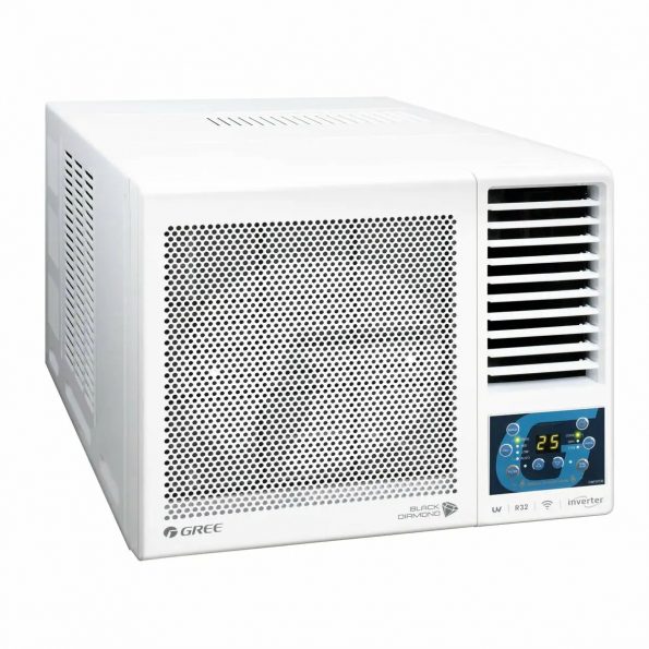 格力 GWF07DB 34匹 G-PANEL 雙黑鑽 WIFI智能 R32 變頻 窗口式冷氣機 香港行貨 (2)