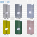 純色磚 款式10-8條格純色亮光系列