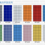 純色磚 款式16-18條格亮光平面系列